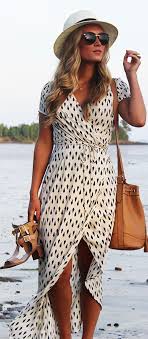 Style Inspiration Chic Maxi Dresses Wrap Dress Styles Printed Wrap Dresses Long Dress Fashion