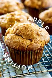 Food database and calorie counter. Apple Muffins With Crunchy Brown Sugar Topping Food Folks And Fun