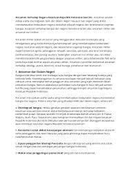 Kesadaran dan kesetiaan atas kesukuan. Ancaman Terhadap Negara Kesatuan Republi