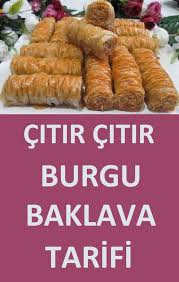 Citir Citir Burgu Baklava Tarif Yemek Tarifleri Yemek Yiyecek Ve Icecek