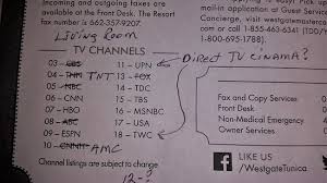 List of former tv channels in the united kingdom. Tv Channel Guide Living Room Picture Of Westgate Tunica Resort Tripadvisor