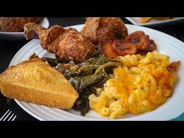 Soul Food Recipes:Sunday Dinner | Mac & cheese,Yams,￼Crispy Fried  Chicken,Corn Bread+Collard Greens￼ - YouTube