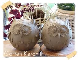 Garten Keramik Was Wohl Daraus Wird Keramik Eule Keramik Topferarbeiten