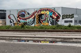Graffiti hafen harbor harbour linz mural harbor street art. Lords Of The Red Dragon Lords Crew Mural Harbor Linz Rabbiteyemovement At
