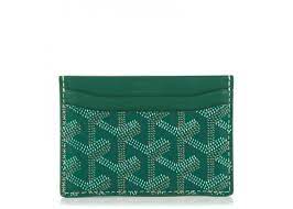 Overloaded wallets can cause a number of problems that you might never see coming. Goyard Saint Sulpice Card Case Goyardine Green In Canvas
