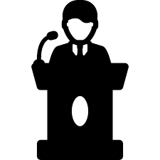 Businessman Giving A Lecture Free Vector Icons Designed By Freepik Free Icons Vector Icon Design Icon