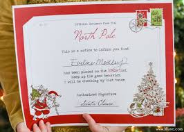 Simply write your child's name in the blank space. Santa S Nice List Certificate Let S Diy It All With Kritsyn Merkley