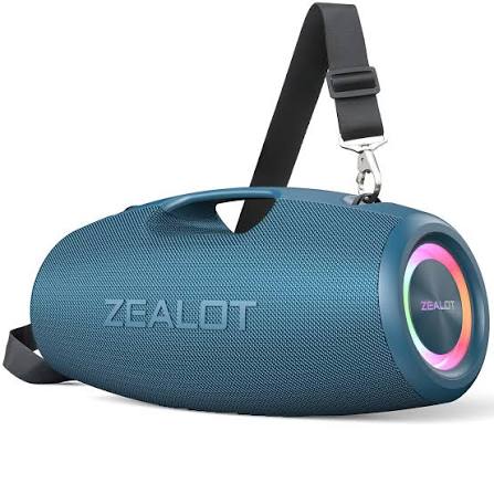 Amazon.com: ZEALOT S78 Bluetooth Speaker Waterproof 150W Peak, Portable Outdoor Speaker with Subwoofer, IP67 Waterproof, EQ, USB, TF, BT 5.3, 24000mAH, LED Light, for Camping Beach Party (Blue) : Electronics