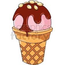 Ice cream on a stick, in waffle cup. Ice Cream Clipart Royalty Free Ice Cream Vector Clip Art Images At Graphics Factory