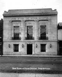 Incorporated in 1832, the bank has established to prepare for its future growth, the bank of nova scotia opened a new and larger toronto head office in 1951; City Of Calgary On Twitter This Photo Of The 1930 Bank Of Nova Scotia On Stephen Avenue Was Taken 90 Years Ago Today Yycheritage Throwbackthursday In The Early 90s The Building Was