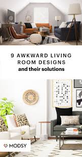 Living Rooms Come In All Shapes And Sizes Modsy Can Help You Design Any Space Awkward Living Room Layout Livingroom Layout Room Design