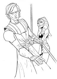 Ahsoka And Anakin Star Wars Coloring Pages Star Coloring Pages Star Wars Spaceships Coloring Pages