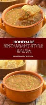 Homemade Restaurant Style Salsa Recipe Restaurant Style Salsa Mexican Food Recipes Food