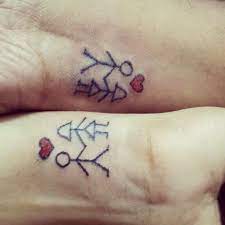 Cute Love Small Couple Tattoo On Wrist Cool Tattoo Designs Matching Couple Tattoos Couple Wrist Tattoos Small Couple Tattoos