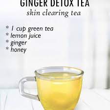 Morning Detox Tea Recipes For Healthy Body And Glowing Skin With Turmeric Black Pepper Ginger Powder Raw Green Tea Detox Detox Tea Recipe Morning Detox Tea