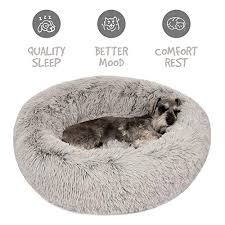 Be sure to follow us on twitter for the latest deals and more. Friends Forever Coco Cat Bed Faux Fur Dog Beds For Medium Small Dogs Self Warming Indoor Round Pillow Cuddler Medium Dogly