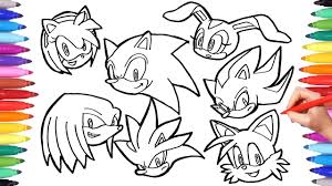 Sonic Characters Coloring All Sonic Characters Coloring Pages Classic Sonic Characters Colori Coloring Pages Printable Coloring Pages Coloring Pages To Print