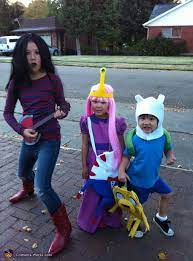 Costume accessory patterns (such as lace, buttons, buckle, leather) may slightly different from the product photo if the original pattern is out of stock. Homemade Adventure Time Costumes For Kids