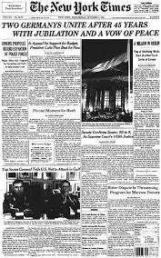Both sides accidentally stumble into wwiii? Reunification Of Germany History From Newspapers Safia Aslam