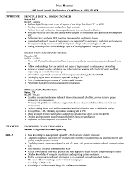 digital design engineer resume samples