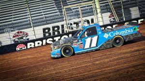 Geoff bodine's craftsman truck series truck is torn to shreds after being sent into the fence. Bubba Wallace Returns To The Truck Series For Bristol Motor Speedway Dirt Race