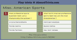 You are in the right place, in this post we will deliver all the information about baseball in the form of trivia questions. Trivia Quiz Misc American Sports