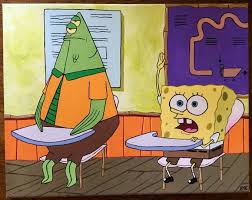 Art By Evie By Artbyevie Spongebob Painting Painting Artwork