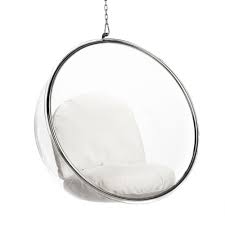 hanging bubble chair white cushions bubble chair hanging chair ceiling chair