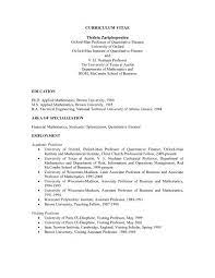 Search job opportunities in south africa: Curriculum Vitae Thaleia Zariphopoulou And Oxford Man