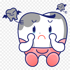 Oreck cord free electric broom pick up wood surface. Cartoon Sad Tooth On Transparent Background Png Similar Png