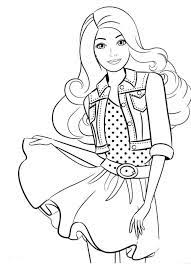 Stylish Barbie Coloring Pages Barbie Coloring Pages Princess Coloring Pages Cartoon Coloring Pages