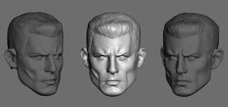 Vintage Soldier Colonel Hawk custom 6" 1/12th scale 3D Printed head