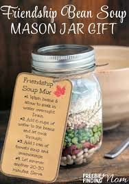Friendship Bean Soup Mason Jar Gift Mason Jar Meals Meals In A Jar Mason Jar Soup
