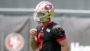 Rolling left, lance stopped, looked at his options. 49ers Kyle Shanahan Trey Lance Will Get Reps With The 1s 49ers Webzone