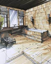 Interiorsketching Sketching Markersketch Interiorsketcher Art Tihomirov Interior Design Renderings Interior Design Sketches Interior Architecture Design