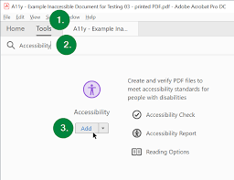 In this video, i will show you, how to remove trim marks and bleed marks from a pdf file using acrobat pro dc. Checking Fixing Pdfs For Accessibility Center For Learning Experimentation Application And Research