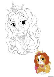 Welcome back the warm weather with these spring coloring sheets. Disney Princess Palace Pets Teacup Coloring Pages Printable