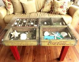 Lay the crates on the side and dry fit them together to make them fit evenly. Wooden Crates Used As Tables Storage Bins Trays Shelves With A Coastal Theme Coastal Decor Ideas Interior Design Diy Shopping