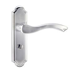 We need to find an appropriate screwdriver and start. Designer Stainless Steel Bedroom Silver Brushed Exterior Door Lock Without Key