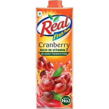 Real Cranberry Juice 1 Ltr