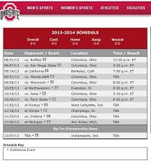 2013 2014 Ohio State Football Schedule Ohio State Football