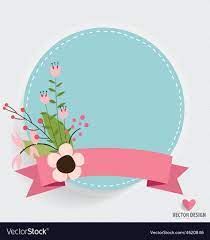 Floral Bouquets With Ribbon And Heart Download A Free Preview Or High Quality Adobe Illustrator Ai Eps Pdf And High Resoluti Tanda Kayu Logo Bunga Seni Buku