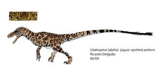 Specimens of utahraptor are fragmentary but suggest a potential size of up to seven meters long, with some more conservative estimates falling nearer six meters long. Ricardo Delgado On Twitter Spotted Version Of The Utahraptor I Cane Up With For A Dinosaur Show A While Back Dinosaur Utahraptor Utah Raptor Jurassicpark Jurassicworld Jaguar Animal Zoo Ageofreptiles Ricardodelgadoart Latinosinhollywood