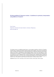 A literature review is a survey of scholarly sources that provides an overview of a particular topic. Key Tasks And Research Instruments In Literature Reviews As Suggested Download Scientific Diagram
