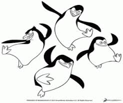 Kolorowanki Pingwiny Z Madagaskaru Taniec Penguins Of Madagascar Bird Coloring Pages Colouring Pages