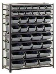 Bin Storage Racks By Sandusky Lee Storage Shelf With Bins Industrial Storage Racks Plastic Storage Bins