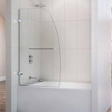 This walk in shower idea offers you all the privacy you need, keeps the room open, and, the best bit, provides a great canvas for statement tiles and decorative plants. Choosing The Right Shower Door