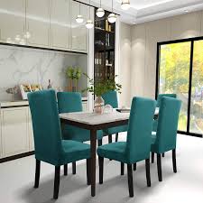 Find the perfect home furnishings at hayneedle, where you can buy online while you explore our room designs and curated looks for tips, ideas & inspiration to help you along the way. Buy Jiviner Velvet Dining Chair Slipcover High Stretch Chair Covers For Dining Room Set Of 10 Parsons Chair Furniture Protector For Hotel Party Restaurant 10 Blackish Green Online In Turkey B08hhj9225