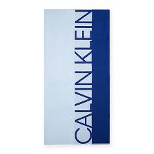 Bring a luxurious style and feel to your washroom with the calvin klein tracy bath towel collection. Calvin Klein Iconic Logo Beach Towel Bed Bath Beyond