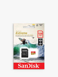 Ideal for 4k uhd and full hd video2. Sandisk Extreme Uhs I A2 Microsd Sdxc Card Up To 160mb S Read Speed 128gb With Sd Adapter At John Lewis Partners